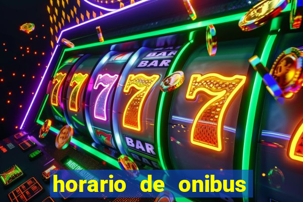 horario de onibus santos dumont x juiz de fora