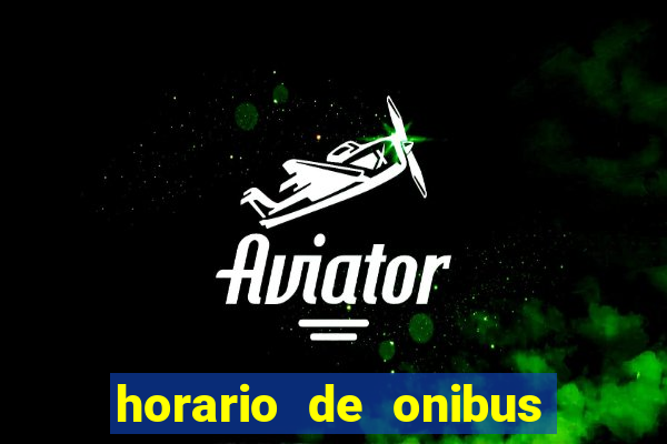 horario de onibus santos dumont x juiz de fora