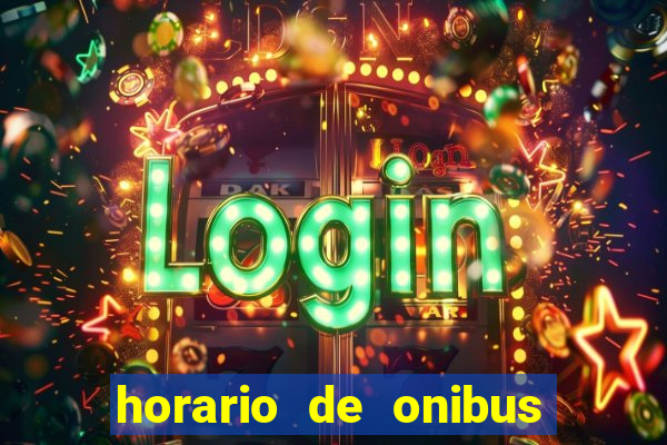 horario de onibus santos dumont x juiz de fora