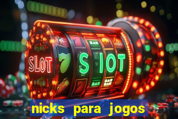 nicks para jogos de tiro