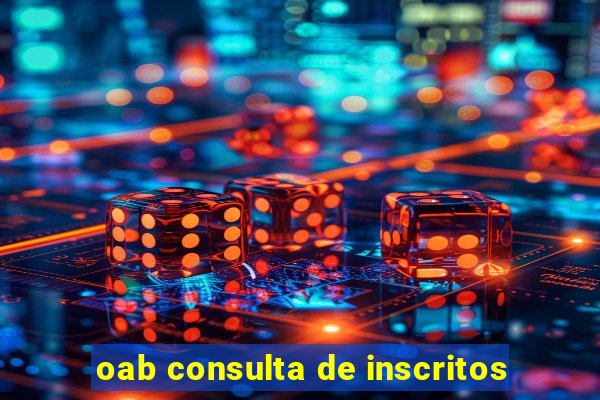 oab consulta de inscritos