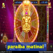 paraiba matinal