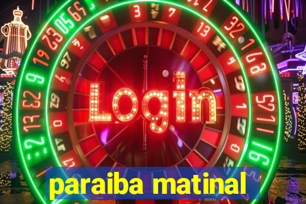 paraiba matinal