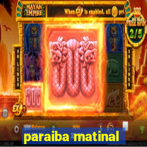 paraiba matinal