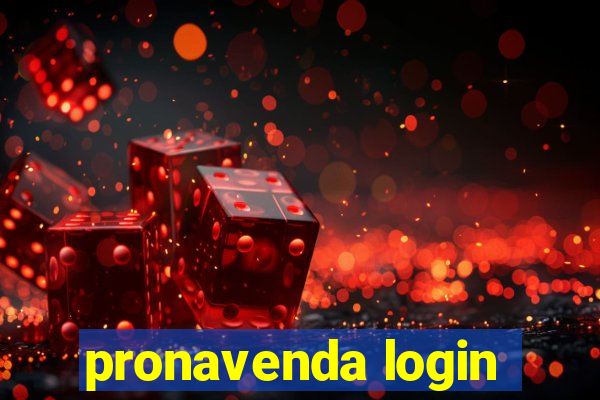 pronavenda login