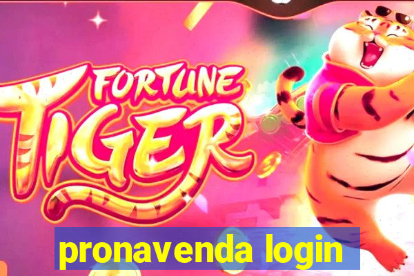 pronavenda login