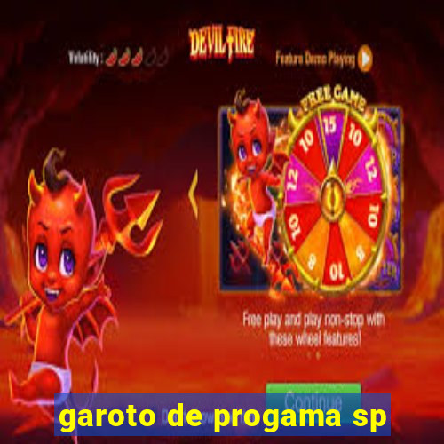 garoto de progama sp