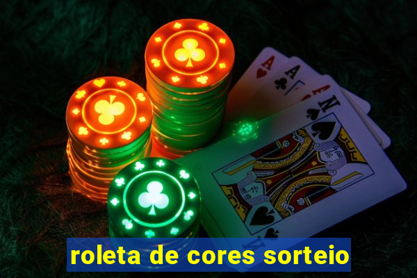 roleta de cores sorteio