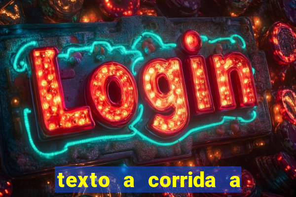 texto a corrida a lagarta lili