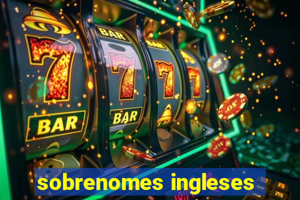 sobrenomes ingleses