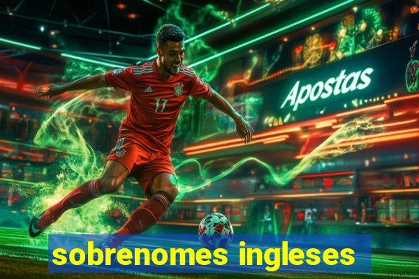 sobrenomes ingleses