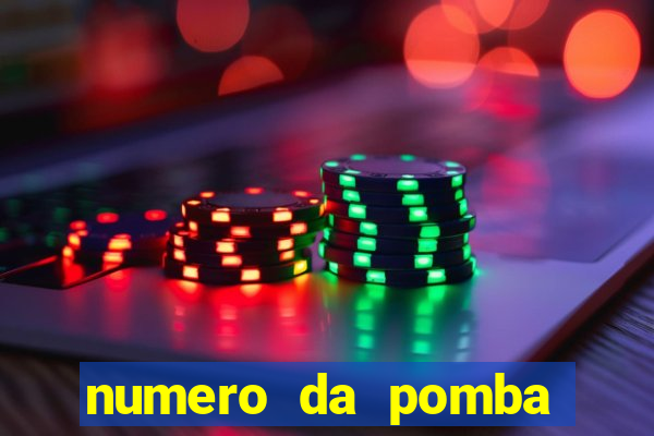 numero da pomba jogo do bicho