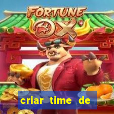 criar time de futebol simulador