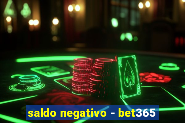 saldo negativo - bet365