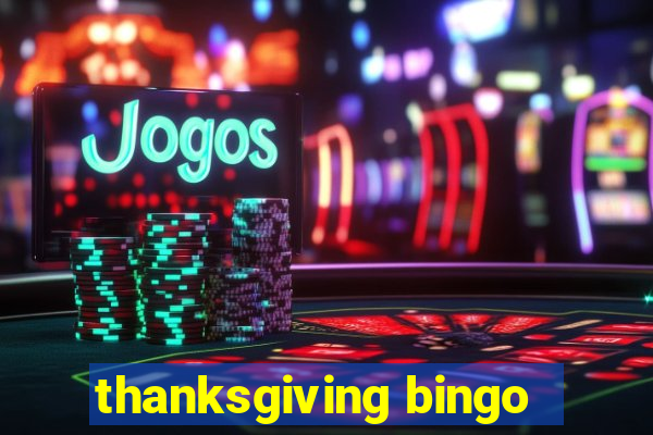 thanksgiving bingo