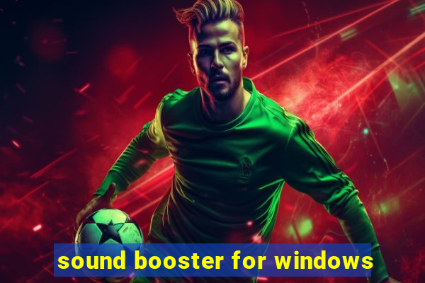 sound booster for windows