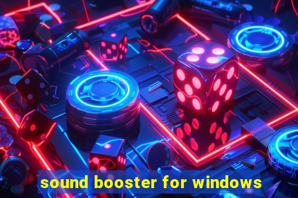 sound booster for windows