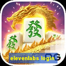 elevenlabs login