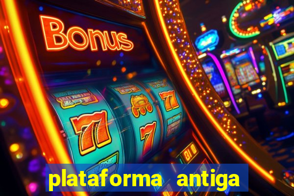 plataforma antiga de jogos