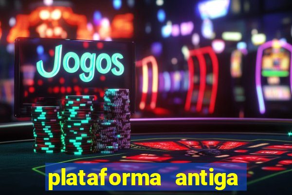 plataforma antiga de jogos