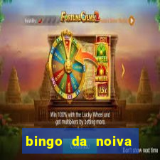 bingo da noiva para imprimir