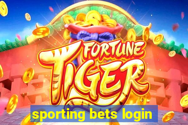 sporting bets login