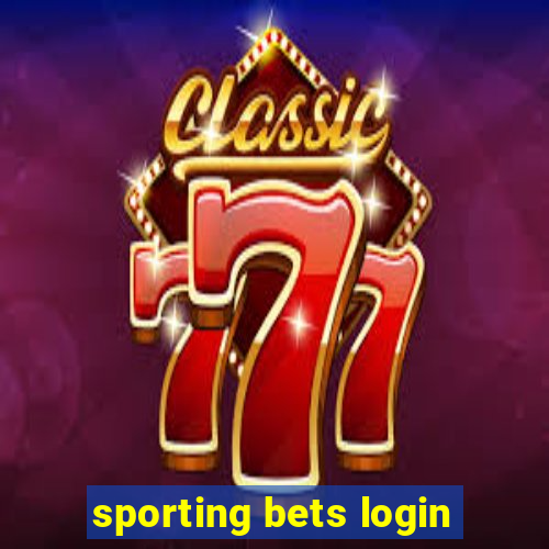 sporting bets login