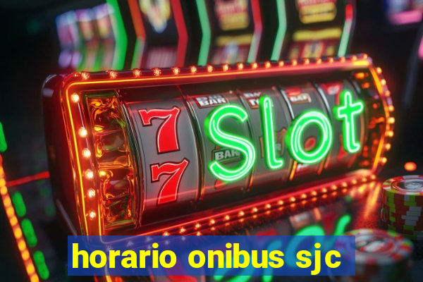 horario onibus sjc