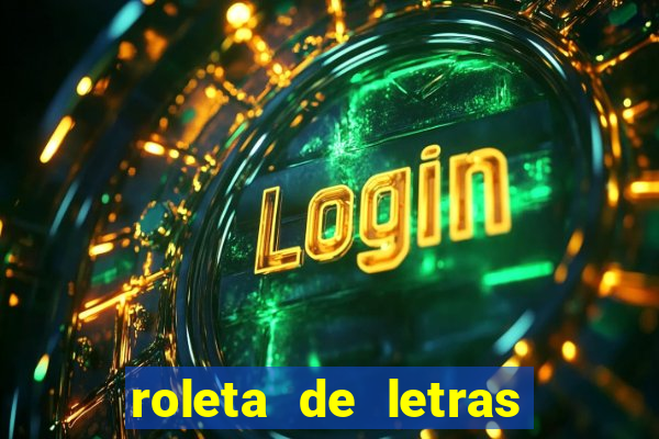 roleta de letras stop online