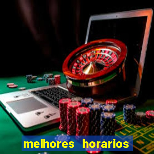 melhores horarios pagantes fortune tiger