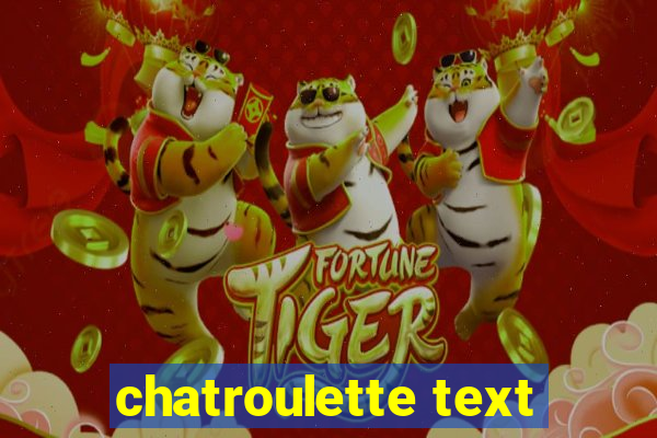 chatroulette text