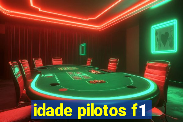 idade pilotos f1