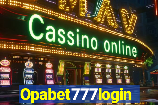 Opabet777login