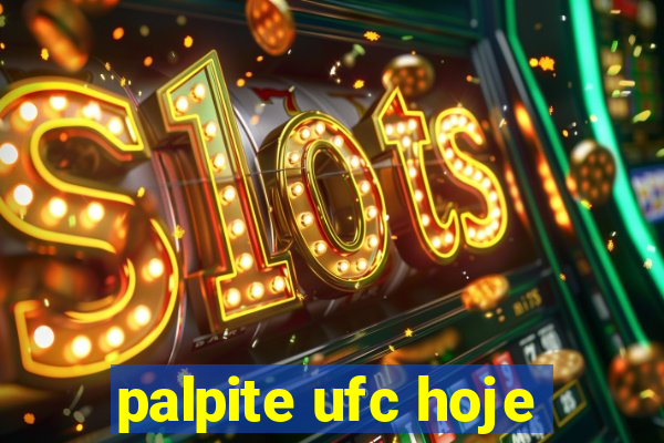 palpite ufc hoje