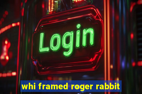 whi framed roger rabbit