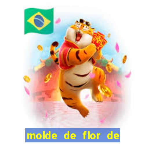 molde de flor de eva grande para imprimir