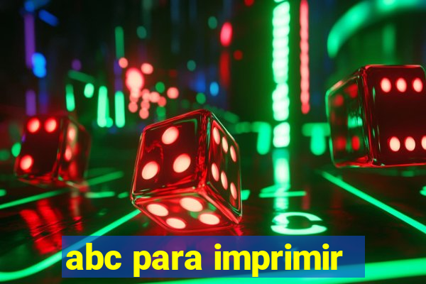 abc para imprimir