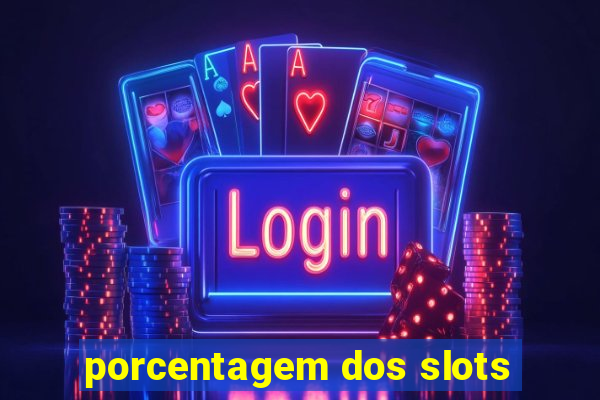 porcentagem dos slots