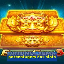 porcentagem dos slots