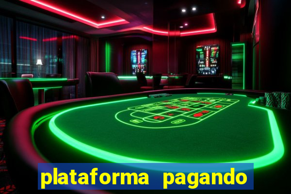 plataforma pagando no cadastro slots