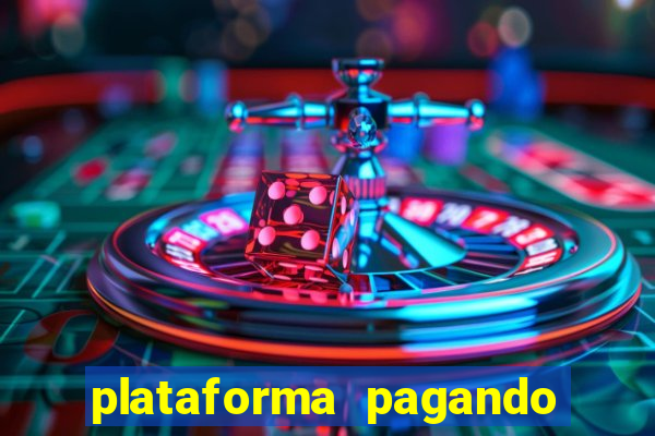 plataforma pagando no cadastro slots