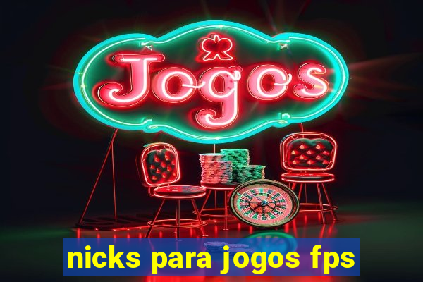 nicks para jogos fps