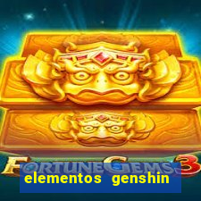 elementos genshin impact fraquezas