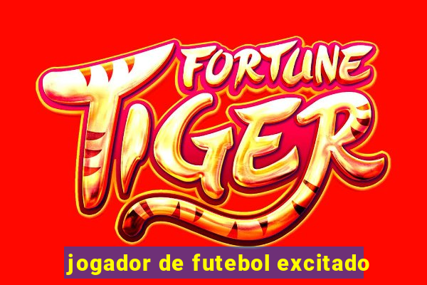 jogador de futebol excitado