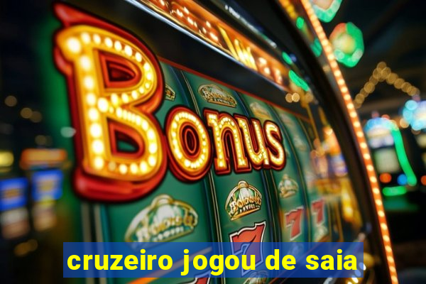 cruzeiro jogou de saia