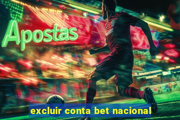 excluir conta bet nacional