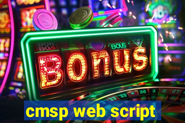 cmsp web script