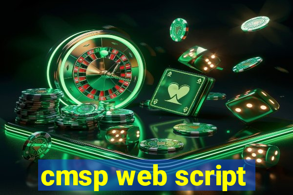 cmsp web script