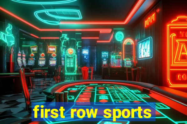 first row sports