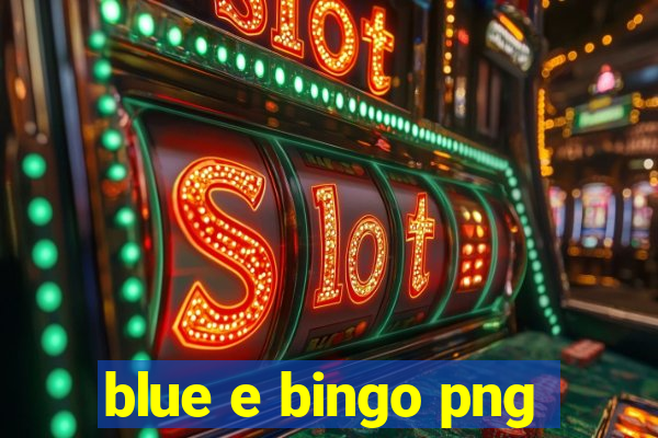 blue e bingo png